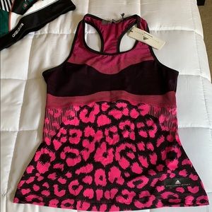 Adidas by Stella McCartney Pink Leopard Shapewear Top